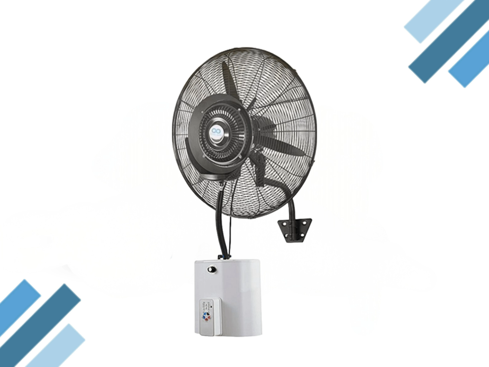 مروحة رذاذ متحركة جدارية بريموت كنترول