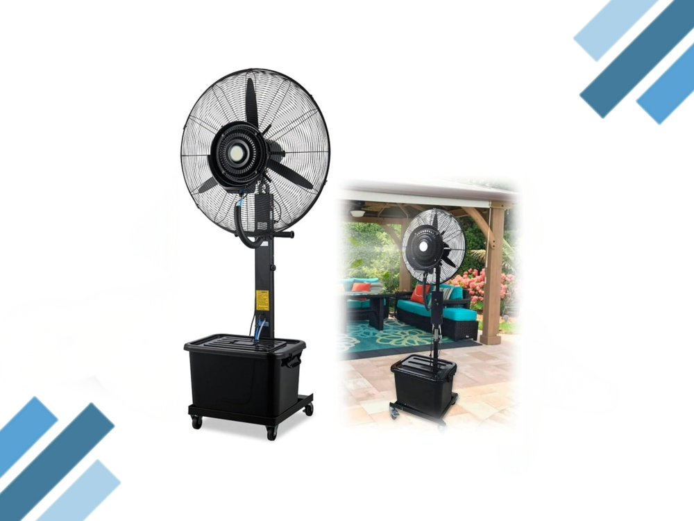 مروحة رذاذ متحركة ستاند بريموت كنترول